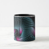 Abstraktes Fantasy-Fraktal Tasse (Zentrum)