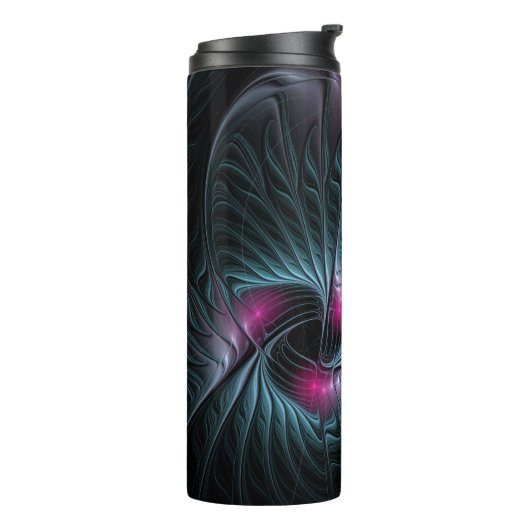 Abstraktes Fantasy-Fraktal Thermosbecher (Nach links gedreht)