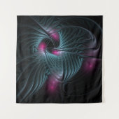 Abstraktes Fantasy-Fraktal Wandteppich (Vorderseite (Horizontal))