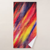 Abstraktes Farbbadetuch Badehandtuch (Badehandtuch)