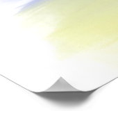 abstraktes Farbbild Poster (Ecke)