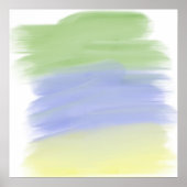 abstraktes Farbbild Poster (Vorne)