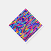 Abstraktes Farbbuch Serviette (Ecke)