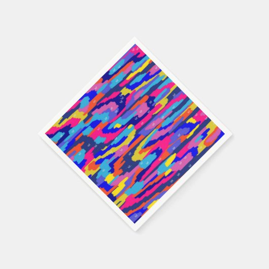 Abstraktes Farbbuch Serviette (Ecke)