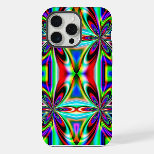 Abstraktes farbenfrohes Design-11438 iPhone Hülle (Rückseite)