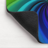 Abstraktes farbenfrohes Diaphragma Mousepad (Ecke)