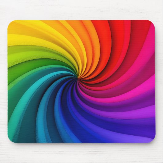 Abstraktes farbenfrohes Diaphragma Mousepad (Vorne)