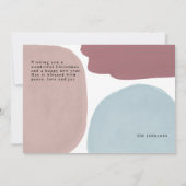 Abstraktes farbenfrohes gestrichenes Foto Ankündigung (Rückseite)