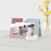 Abstraktes farbenfrohes gestrichenes Foto Karte (Gelbe Blume)