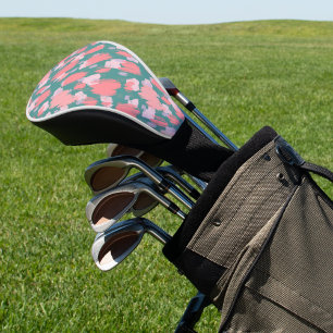 Abstraktes farbenfrohes Muster Golf Headcover