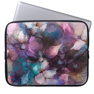 Abstraktes farbenfrohes Öl, Acryl-Gemälde des Früh Laptopschutzhülle