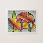 Abstraktes farbenfrohes Puzzle (Horizontal)