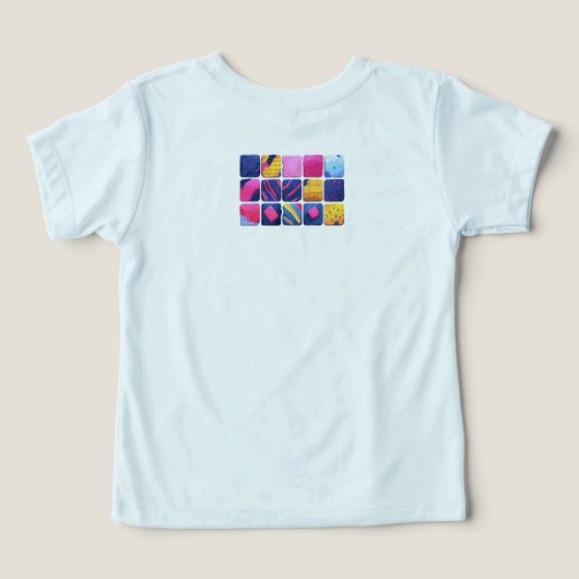 Abstraktes Farbenmuster (Design Rückseite)