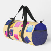 Abstraktes Farbenmuster Duffle Bag (Rechte Ecke)