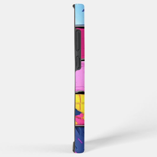 Abstraktes Farbenmuster Samsung Galaxy Hülle (Rechte Seite)