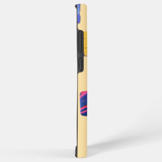 Abstraktes Farbenmuster Samsung Galaxy Hülle (Rechte Seite)