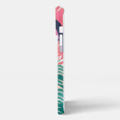 Abstraktes Farbfernsehgerät iPhone Hülle (Linke Seite)