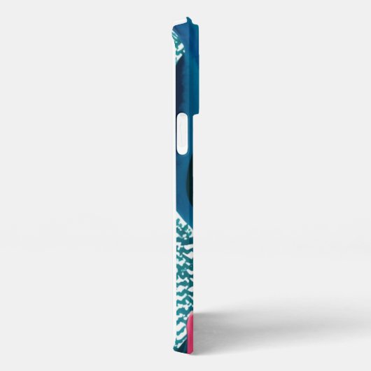 Abstraktes Farbfernsehgerät iPhone Hülle (Rechte Seite)