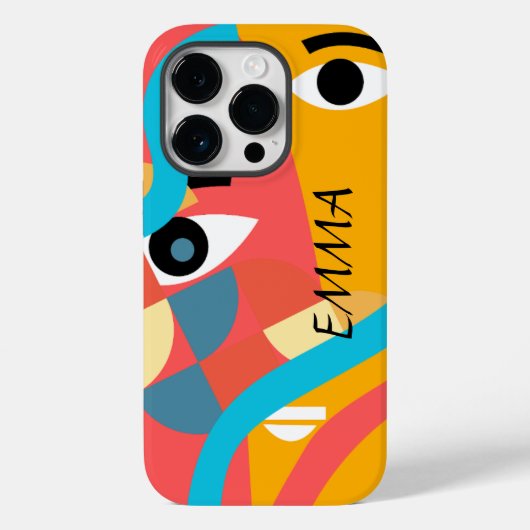 Abstraktes Farbfoto iPhone Case (Rückseite)