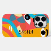 Abstraktes Farbfoto iPhone Case (Rückseite (Horizontal))