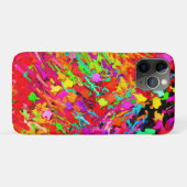 Abstraktes farbiges Chaos-Muster Case-Mate iPhone Hülle (Rückseite (Horizontal))