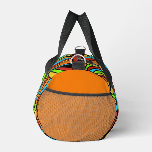 Abstraktes farbiges Design Duffle Bag (Rechts)
