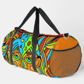 Abstraktes farbiges Design - groß Duffle Bag (Rechte Ecke)