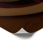 Abstraktes farbiges Design Poster (Ecke)