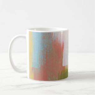 Abstraktes farbiges Design. Vielseitig künstleris Kaffeetasse