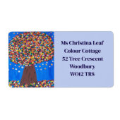 Abstraktes farbiges Gütesiegel (Vorne)