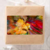 Abstraktes farbiges lineares geometrisches Muster (Insitu)