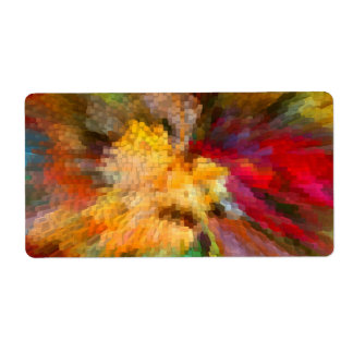 Abstraktes farbiges lineares geometrisches Muster