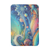 Abstraktes farbiges Meer Badematte (Vorderseite Vertikal)