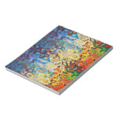 Abstraktes farbiges Muster Notizblock (Rotiert)