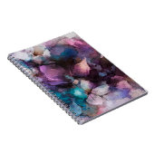 Abstraktes farbiges Öl, Acrylmalerei Notizblock (Rechte Seite)