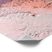 Abstraktes farbiges Öl, Acrylmalerei Poster (Ecke)