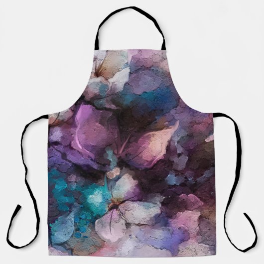Abstraktes farbiges Öl, Acrylmalerei  Schürze (Vorderseite)