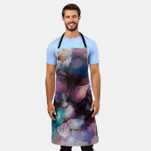 Abstraktes farbiges Öl, Acrylmalerei  Schürze (Getragen)