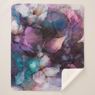 Abstraktes farbiges Öl, Acrylmalerei Sherpadecke