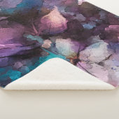 Abstraktes farbiges Öl, Acrylmalerei  Sherpadecke (3/4)