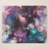 Abstraktes farbiges Öl, Acrylmalerei  Sherpadecke (Vorderseite (Horizontal))