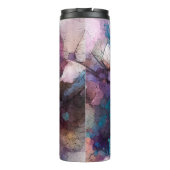 Abstraktes farbiges Öl, Acrylmalerei Thermosbecher (Rückseite)