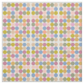 Abstraktes, farbiges Rundmuster Stoff (Muster)