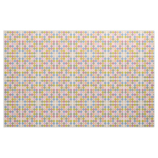 Abstraktes, farbiges Rundmuster Stoff (Fat Quarter (45,7 x 55,9 cm))
