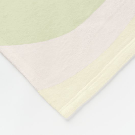 Abstraktes, farbiges Wavy-Muster Fleecedecke (Ecke)