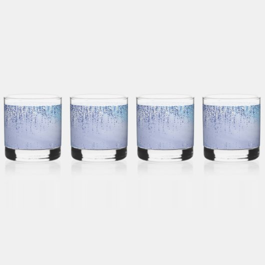 Abstraktes Farbklecks-Trinkglas Whiskyglas (Vorderseite)