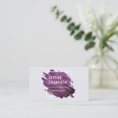 Abstraktes Farblogo Visitenkarte (Stehend Vorderseite)