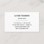 Abstraktes Farblogo Visitenkarte (Rückseite)