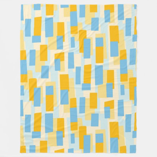 Abstraktes Farbmuster 121022 Fleecedecke (Vorderseite)