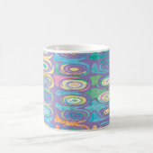 Abstraktes Farbmuster 1 Kaffeetasse (Mittel)